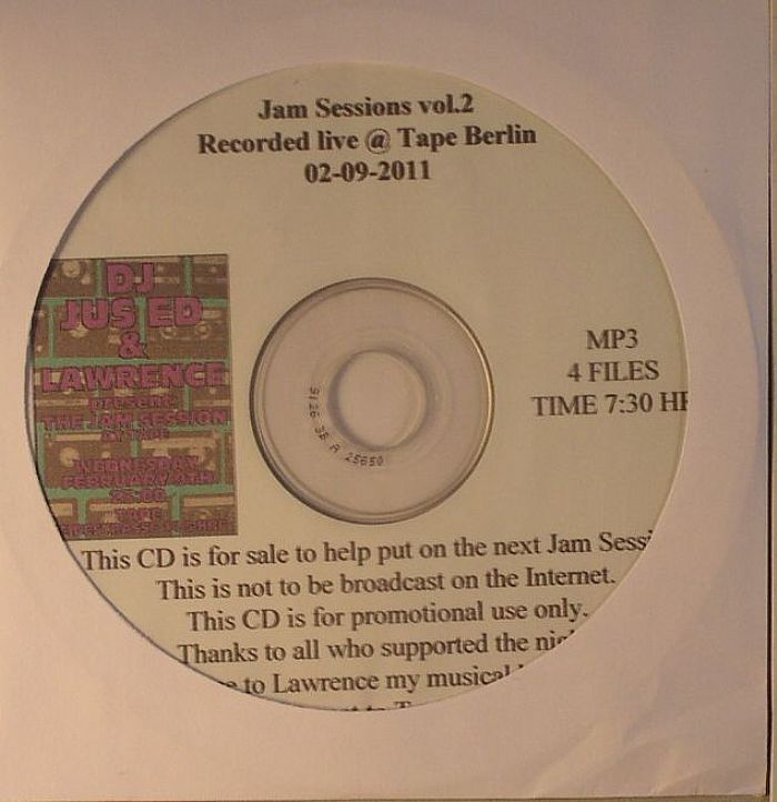 DJ Jus Ed | Lawrence Jam Session Vol 2: Recorded Live @ Tape Berlin