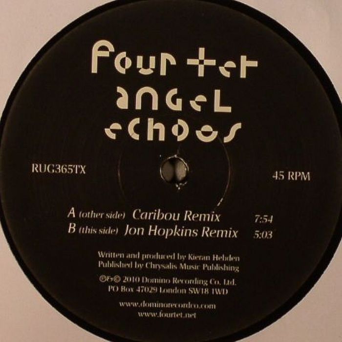 Four Tet – Angel Echoes (remixes) vinyl cover