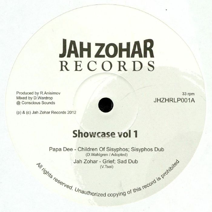 Jah Zohar Vinyl
