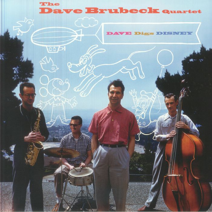 The Dave Brubeck Quartet – Dave Digs Disney vinyl cover