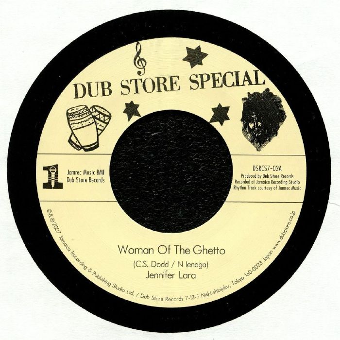 Jennifer Lara | Jackie Mitoo | Sound Dimension – Woman Of The Ghetto vinyl cover