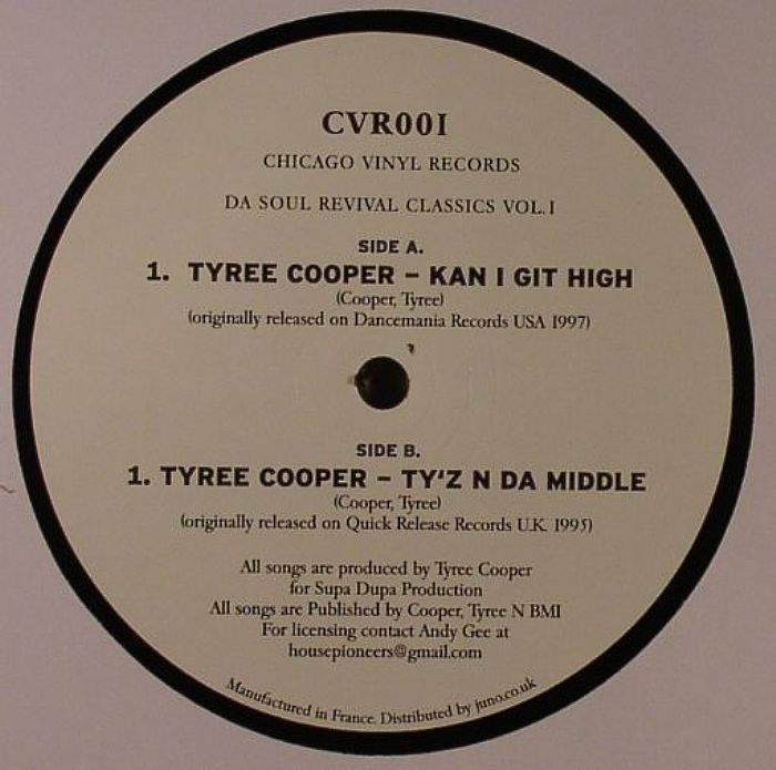 Tyree Cooper Da Soul Revival Classics Vol 1