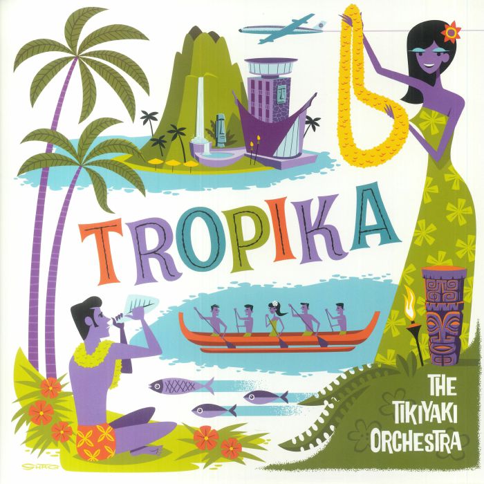 The Tikiyaki Orchestra – Tropika vinyl cover