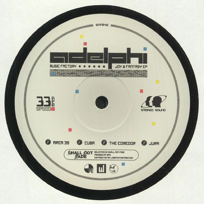 Adelphi Music Factory – Joy and Fantasy EP vinyl cover