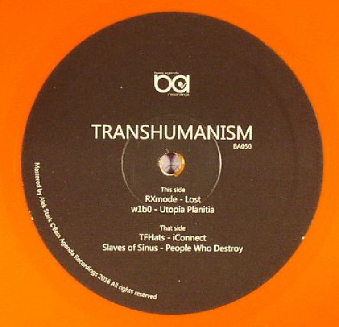 Rxmode | W1b0 | Tfhats | Slaves Of Sinus – Transhumanism vinyl cover