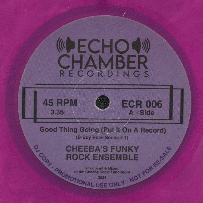 Cheebas Funky Rock Ensemble – Good Thing Going (Put It On A Record) vinyl cover