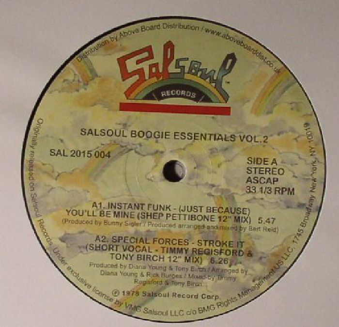 Instant Funk | Special Forces | Vaughan Mason | Butch Dayo | The Jammers | The Salsoul Orchestra Salsoul Boogie Essentials Vol 2