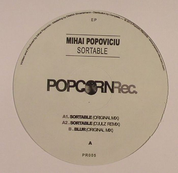Mihai Popoviciu Sortable EP