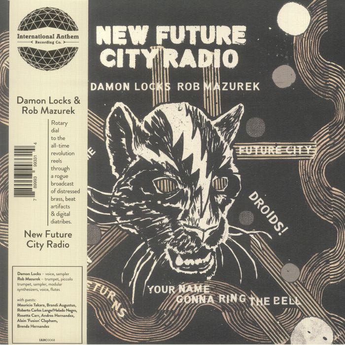 Damon Locks | Rob Mazurek – New Future City Radio vinyl cover