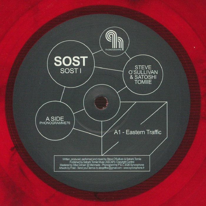 Steve O'sullivan | Satoshi Tomiie – SOST 1 vinyl cover