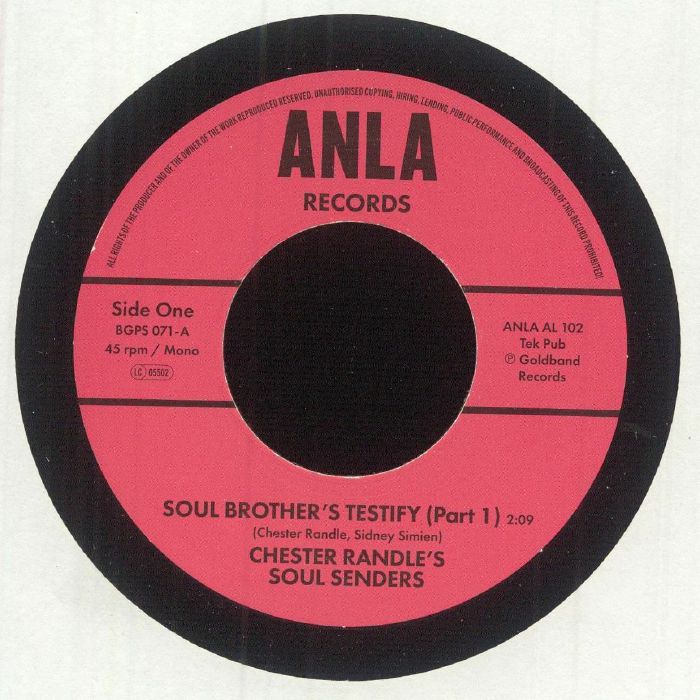 Chester Randles Soul Senders Vinyl