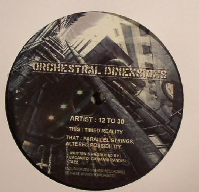 12 To 30 Orchestral Dimensions