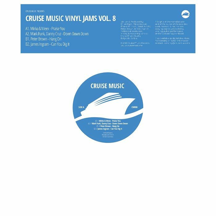 Mirko and Meex | Mark Funk | Danny Cruz | Peter Brown | James Ingram Cruise Music Vinyl Jams Vol 8