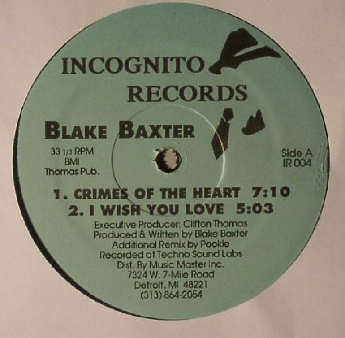 Blake Baxter Crimes Of The Heart (reissue)