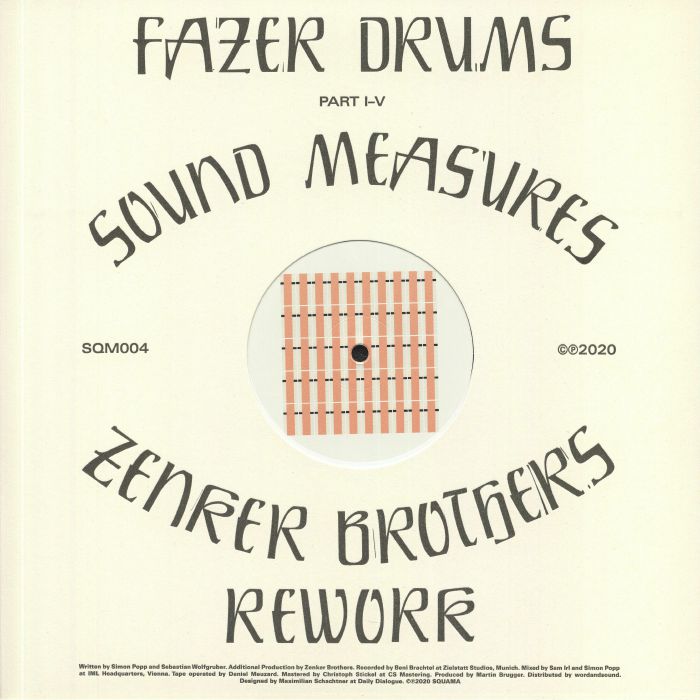 Fazer Drums – Sound Measures vinyl cover