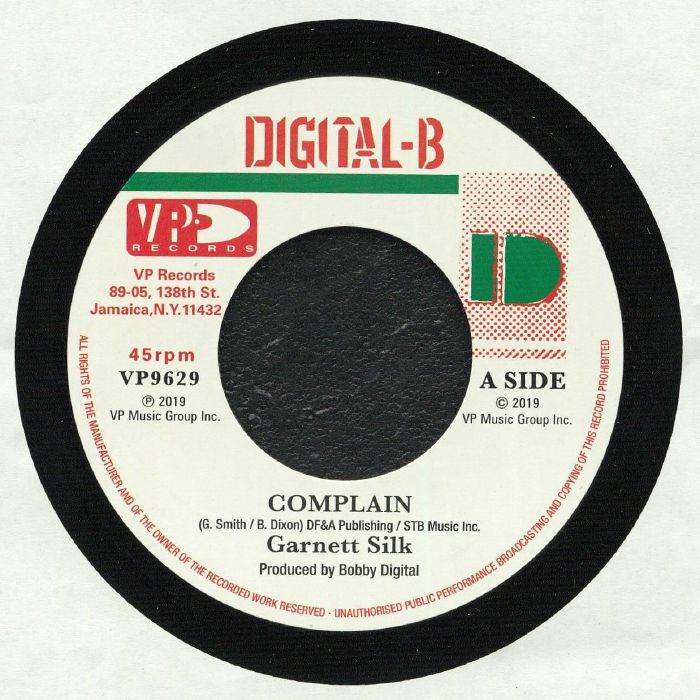 Garnett Silk – Complain vinyl cover