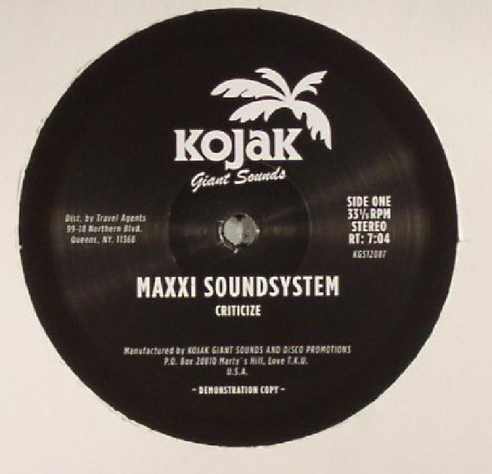 Maxxi Soundsystem Criticize