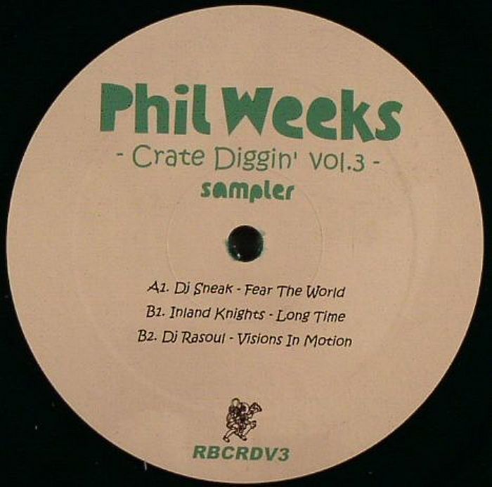 DJ Sneak | Inland Knights | DJ Rasoul – Phil Weeks: Crate Diggin Vol 3 vinyl cover