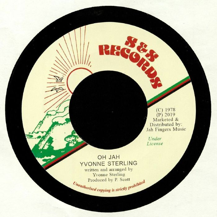Yvonne Sterling – Oh Jah vinyl cover