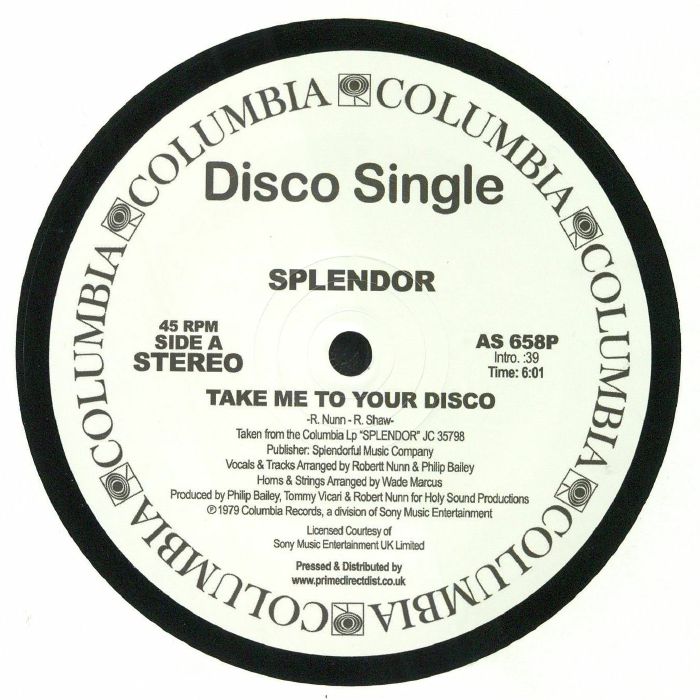Splendor Take Me To Your Disco