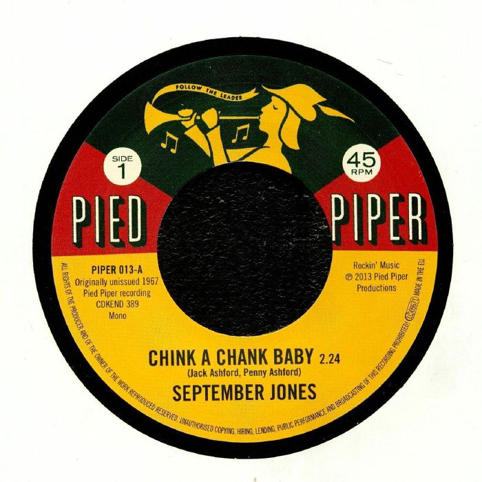 September Jones | The Pied Piper Players Chink A Chank Baby