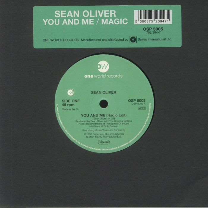 Sean Oliver You and Me