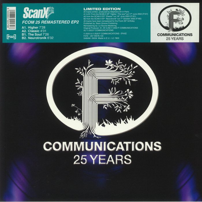 Scan X F Com 25 Remastered EP 2 (25th Anniversary remastered)