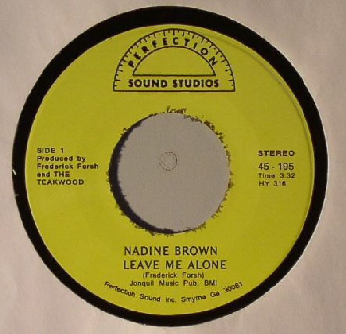 Nadine Brown Leave Me Alone