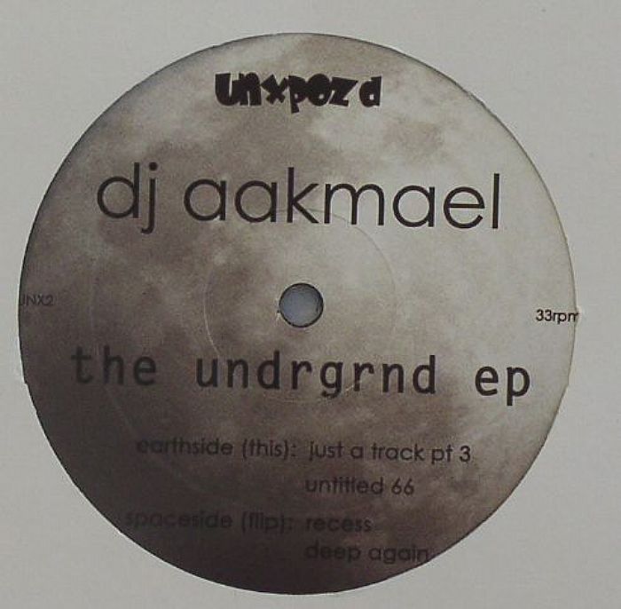 DJ Aakmael – The Undrgrnd EP vinyl cover