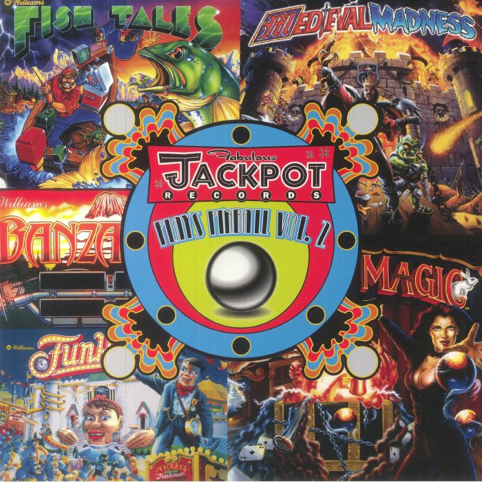 Various Artists – Jackpot Plays Pinball Vol 2 vinyl cover