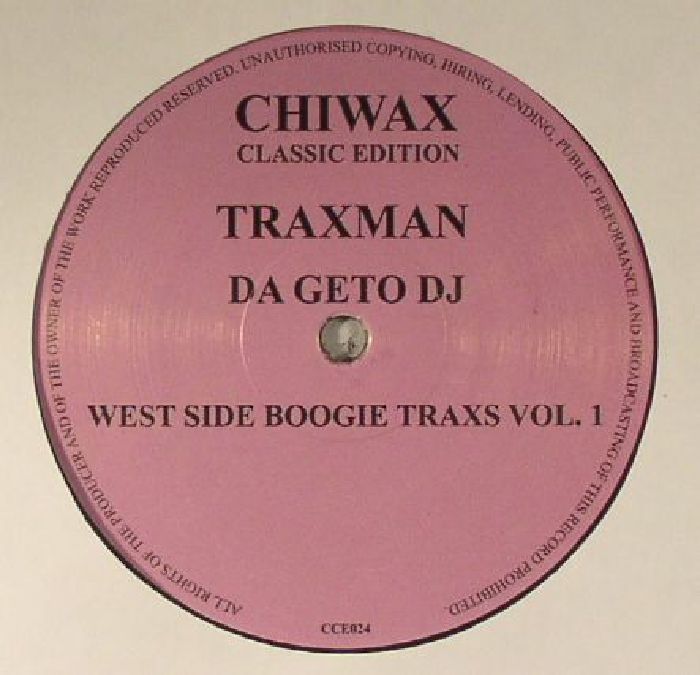 Traxman West Side Boogie Traxs Vol 1