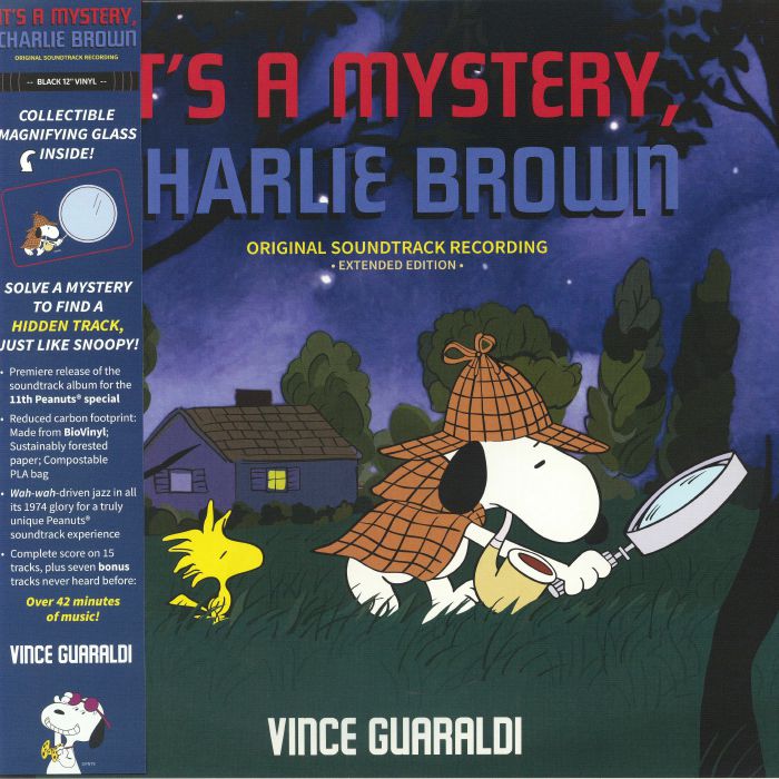 Vince Guaraldi – It's A Mystery Charlie Brown (Extended Edition) (Soundtrack) vinyl cover