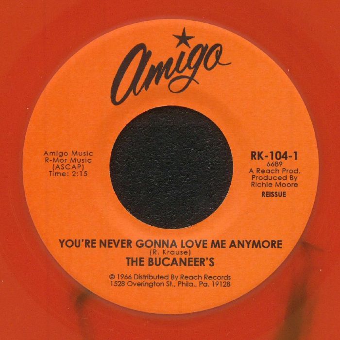 The Bucaneers – Youre Never Gonna Love Me Anymore vinyl cover