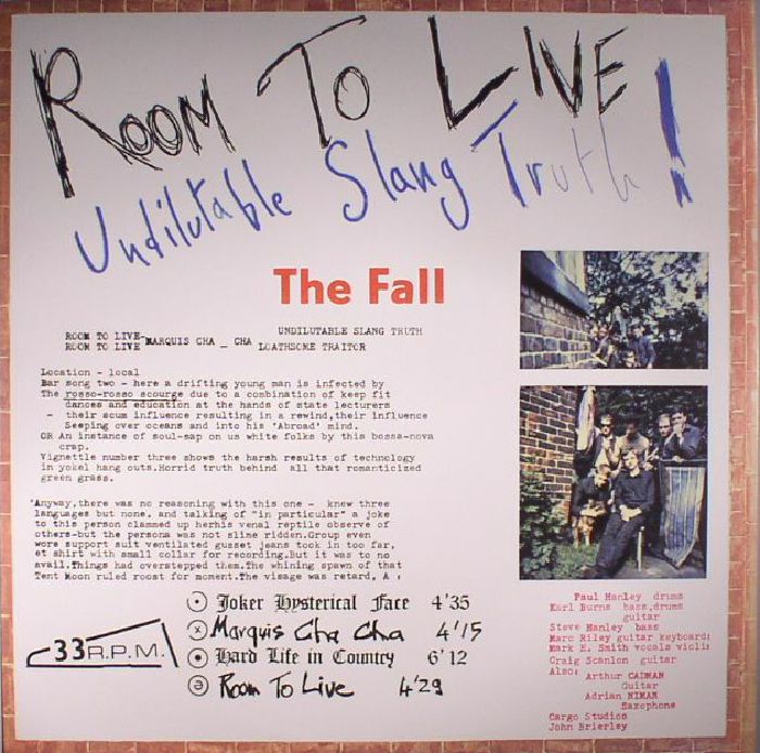 The Fall Room To Live (reissue)