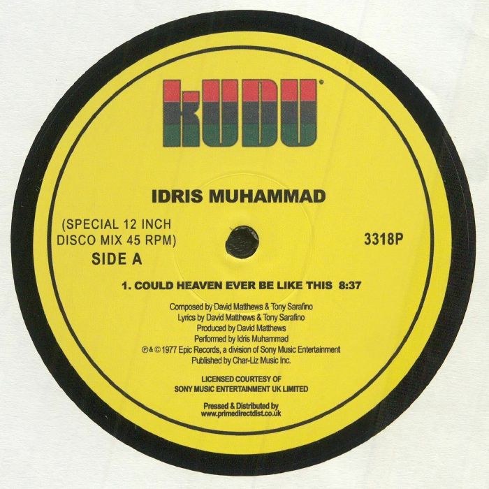 Idris Muhammad – Could Heaven Ever Be Like This (Record Store Day 2017) vinyl cover