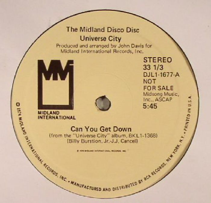 Universe City Can You Get Down