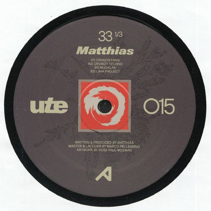 Matthias – UTE 015 vinyl cover