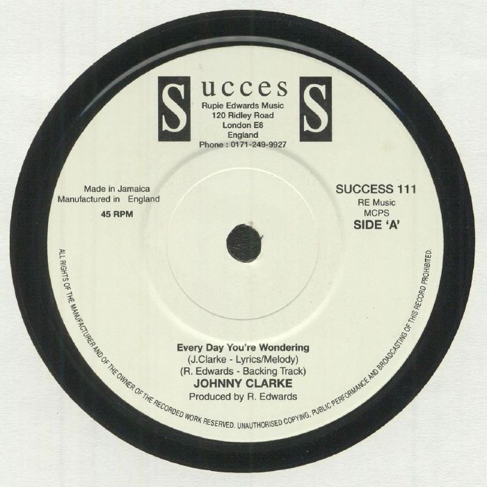 Johnny Clarke | Mr Bojangles – Every Day Youre Wondering vinyl cover