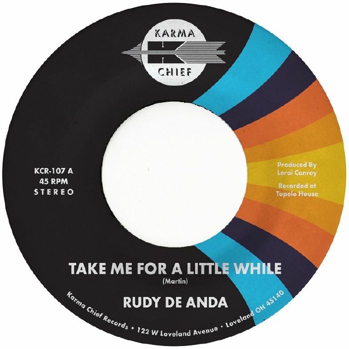 Rudy De Anda – Take Me For A Little While vinyl cover
