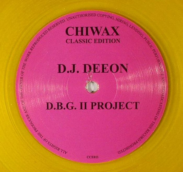 DJ Deeon – DBG II Project vinyl cover