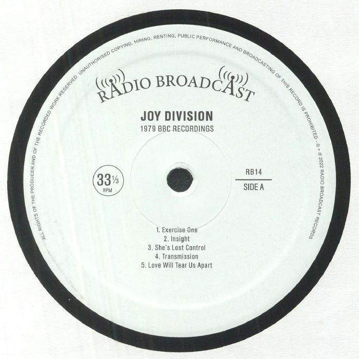 Joy Division 1979 BBC Recordings