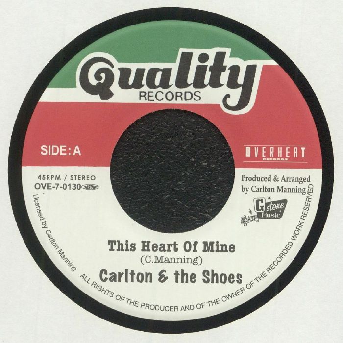 Carlton and The Shoes – This Heart Of Mine vinyl cover