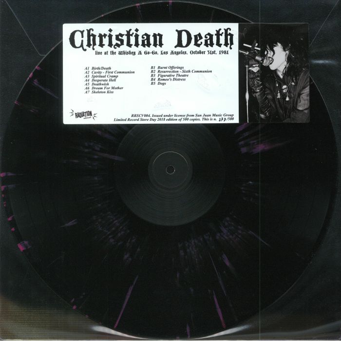 Christian Death Live At The Whiskey A Go Go LA October 31st 1981 (Record Store Day 2018)