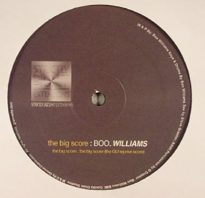 Boo Williams – The Big Score vinyl cover