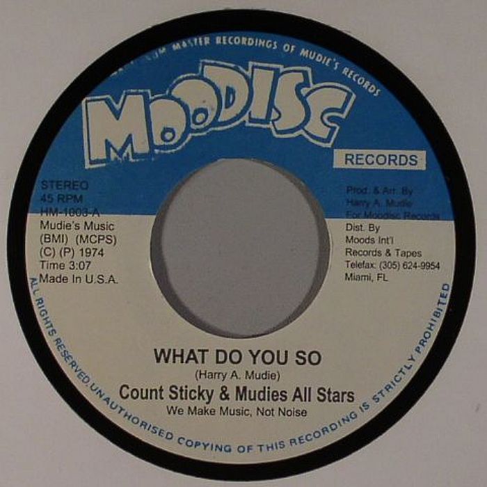 Count Sticky | Winston Wright | Mudies All Stars What Do You So