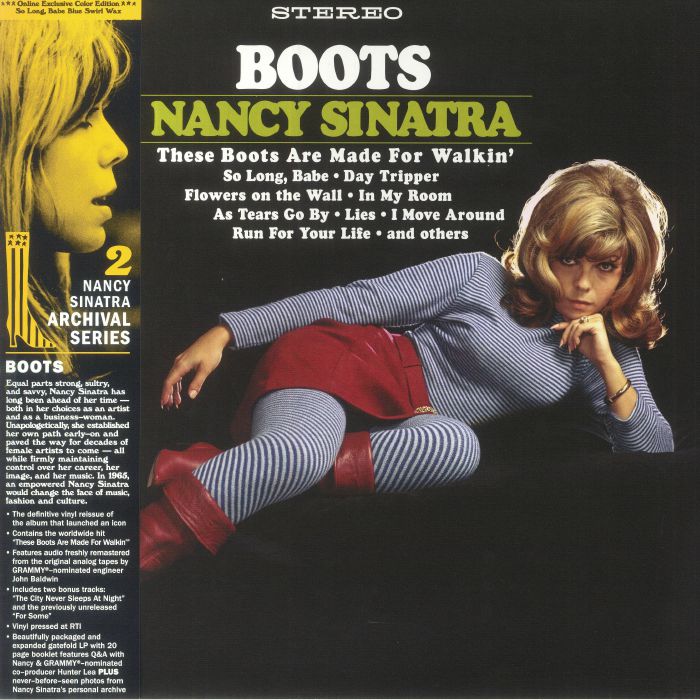 Nancy Sinatra – Boots vinyl cover