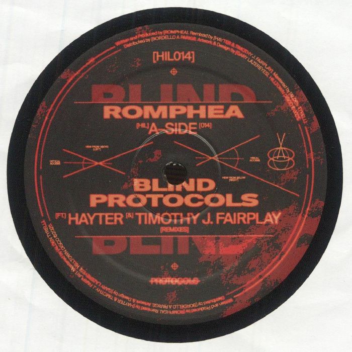 Romphea – Blind Protocols vinyl cover