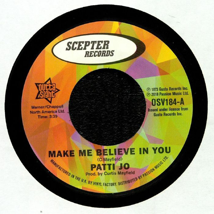 Patti Jo – Make Me Believe In You vinyl cover