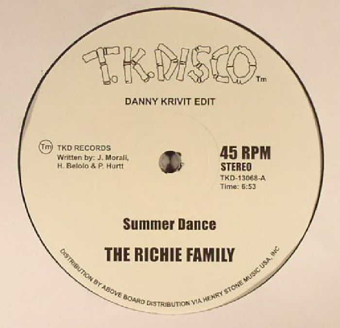 The Richie Family | Wild Honey Summer Dance (Danny Krivit edits)