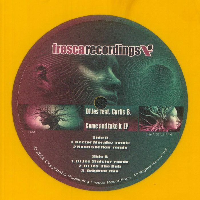 DJ Jes | Curtis B – Come & Take It EP vinyl cover